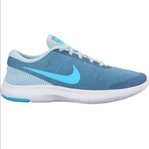 NEW Nike Flex Experience RN 7 Sneaker, size 9, aqua/lagoon. New without tags